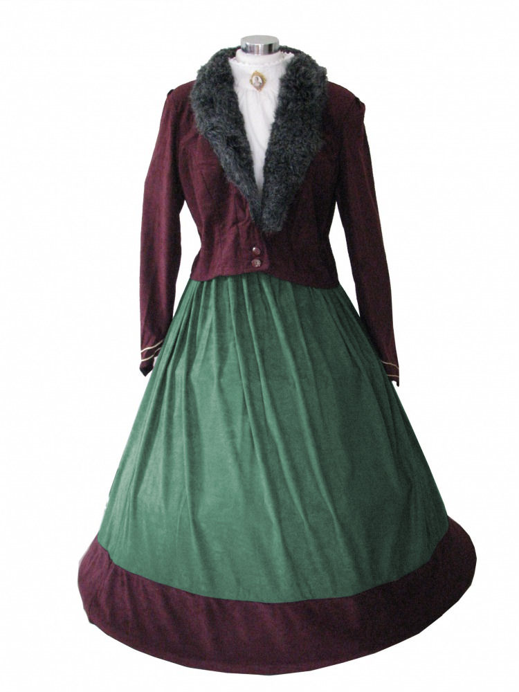 Ladies Victorian Day Costume Size 20 - 22 Image